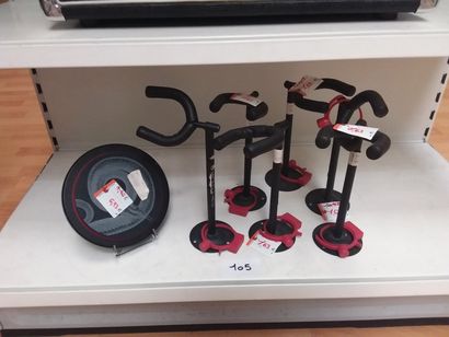 5 supports 
un pad d'entraînement
