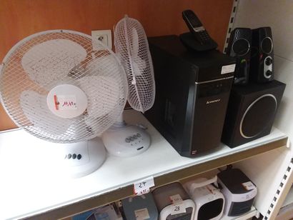 2 ventilateurs 
unité centrale LENOVO
unité...