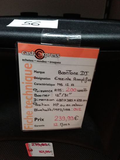 enceinte de marque boomtone DJ