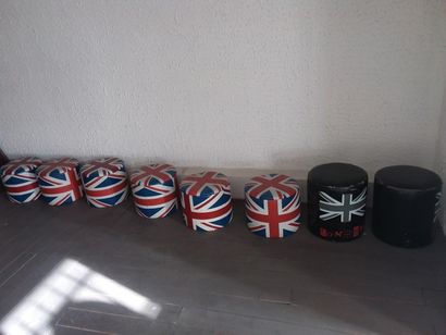 ensemble de pouf