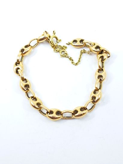BRACELET in yellow gold 750° coffee beans
With...