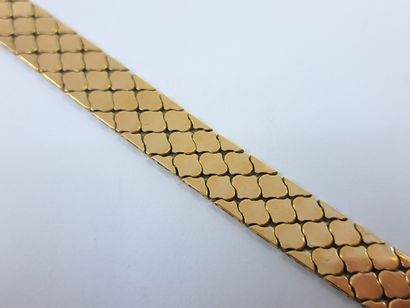 FRENCH WORK
Bracelet in gold amati 750° finely...