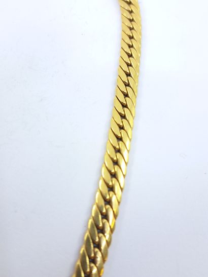 NECKLACE palm tree in yellow gold 750 
weight...