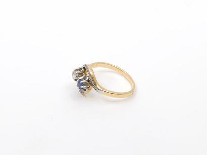 TRAVAIL FRANCAIS
BAGUE toi et moi en or deux...
