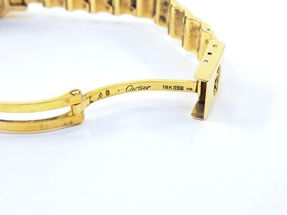 CARTIER Santos
Ladies' wristwatch in yellow...