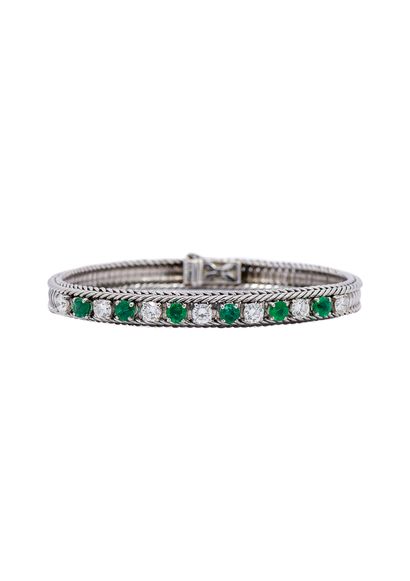 MAUBOUSSIN Paris
Articulated white gold BRACELET...