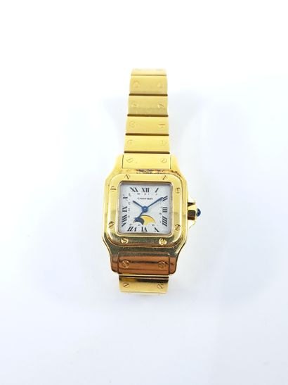 CARTIER Santos
Ladies' wristwatch in yellow...