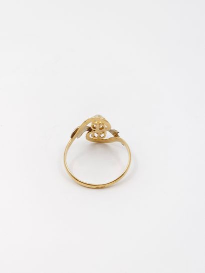 TRAVAIL FRANCAIS
BAGUE toi et moi, en or...