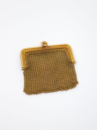 BOURSE in yellow gold 750 
Weight : 49,50...