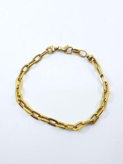 BRACELET in yellow gold 750° marine mesh
weight...