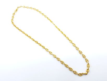 NECKLACE in yellow gold 750° with alternating...