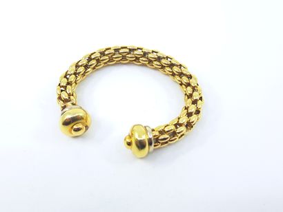 BRACELET jonc ouvrant en or jaune 750° ajouré
Poids...