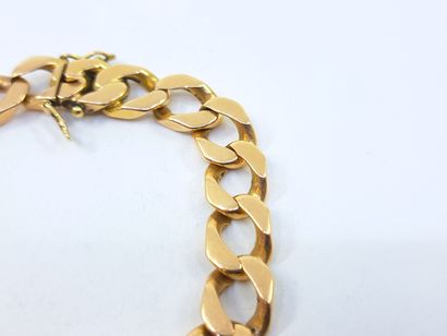 BRACELET gourmette en or jaune 750° 