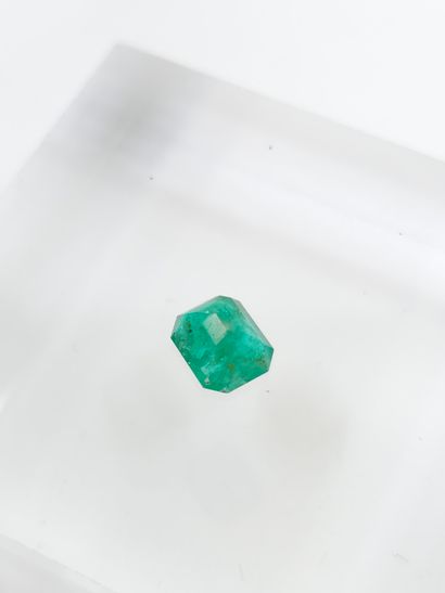 Rectangular EMERAUDE with cut sides of about...