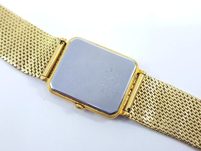 SEIKO 
Wristwatch, rectangular case in gilded...
