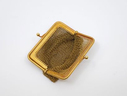 BOURSE in yellow gold 750 
Weight : 49,50...