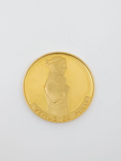 MEDAL of the Venus of MILO in 920°/°°° gold
Weight...