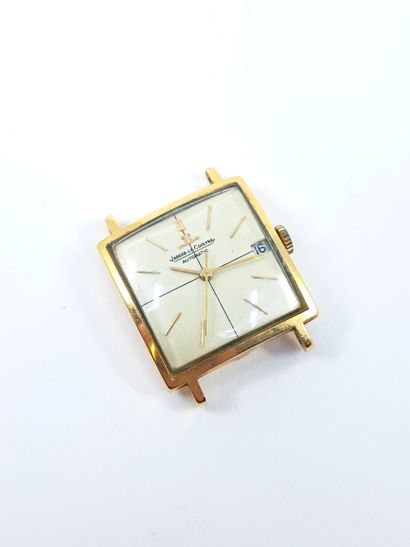 JAEGER LECOULTRE 
Square case in yellow gold...