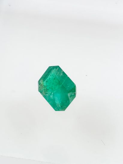Rectangular EMERAUDE with cut sides of about...