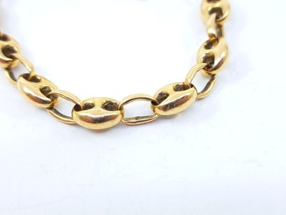 BRACELET in yellow gold 750° coffee beans
With...