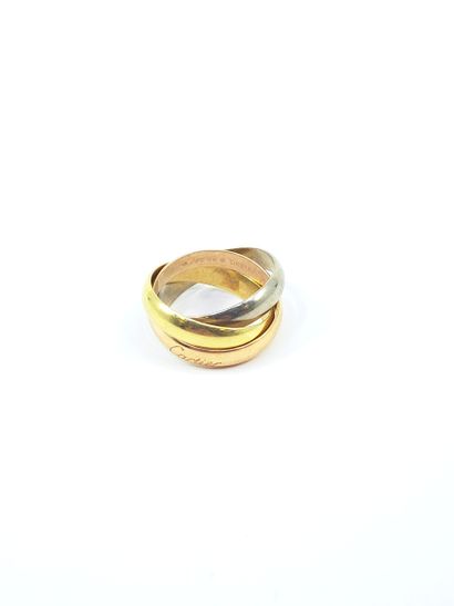CARTIER Trinity
ALLIANCE trois ors 750° 
Poids...