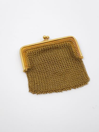 BOURSE in yellow gold 750 
Weight : 49,50...