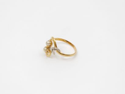 TRAVAIL FRANCAIS
BAGUE toi et moi, en or...