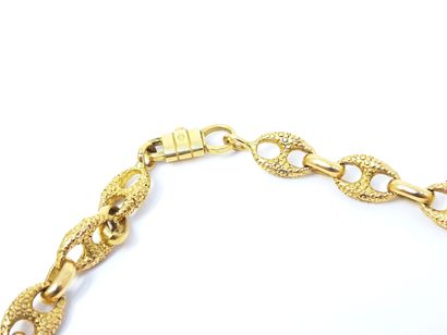NECKLACE in yellow gold 750° with alternating...
