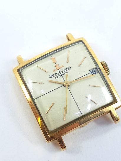 JAEGER LECOULTRE 
Square case in yellow gold...