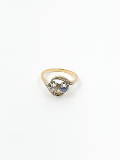 TRAVAIL FRANCAIS
BAGUE toi et moi en or deux...