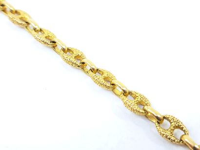NECKLACE in yellow gold 750° with alternating...