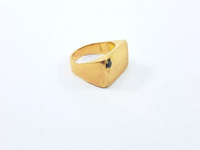 HORSE in yellow gold 750° decorated with...