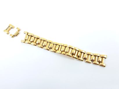 CARTIER for PASHA
750 yellow gold watch band...