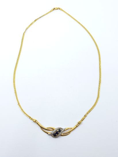 MODERN WORK
NECKLACE in yellow gold 750°...