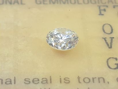 DIAMOND in blister of 0,56 ct of G color...