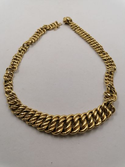 1 Necklace Gold 18kt 39,03 g deteriorated...