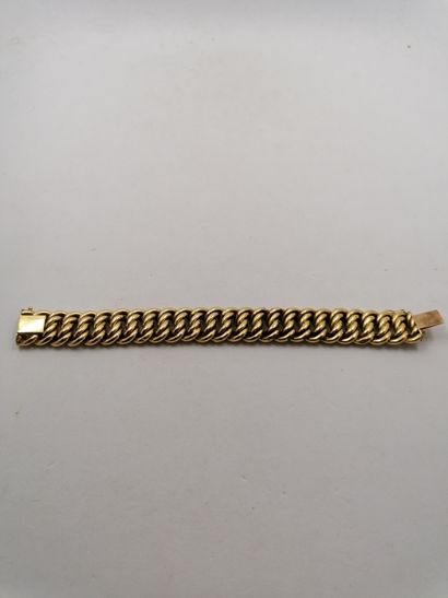1 Bracelet Gold 18kt 40,65 g deteriorated...