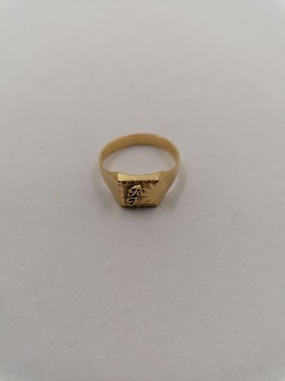 1 Ring 18kt Gold 4,51 g 