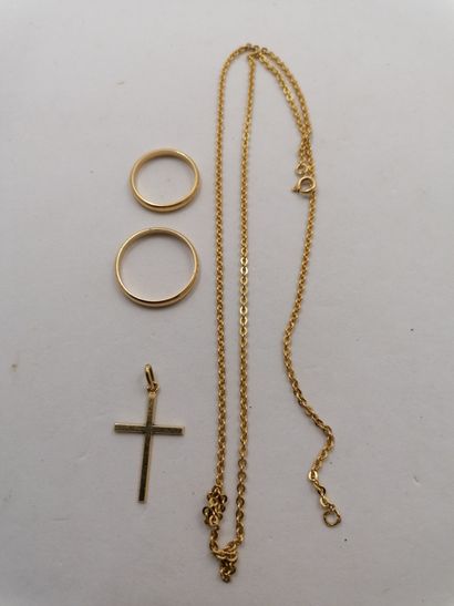 1 Chain 18kt gold 8,31 g round forcat link...
