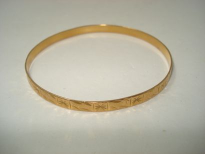 1 Rigid bracelet Gold 18kt 12,68 g 