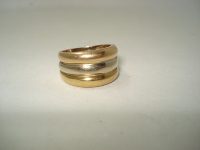 1 Wedding ring 3 tones 18kt 7,70 g 