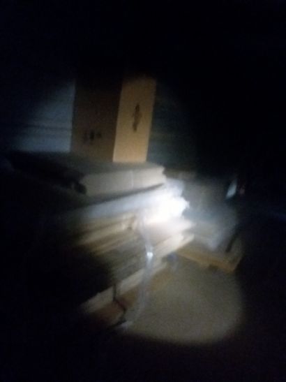 stock de cartons