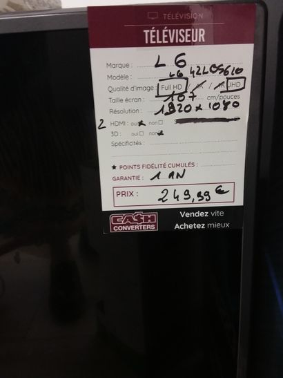 écran plat LG