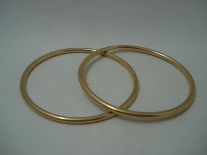 2 Bracelets 18kt Gold 41,83g 