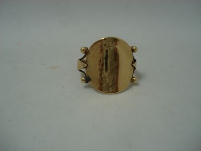 1 Bague Or 18kt 6,20 g 