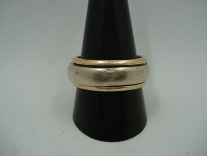 1 Ring Gold 2 tones 18kt 18,64g 