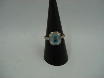 1 Bague Or 18kt et pierres 4,12 g 