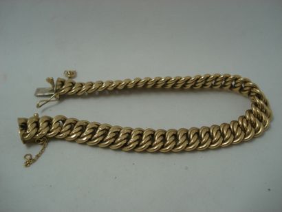 1 Gold bracelet 18kt 17,95g deteriorated...