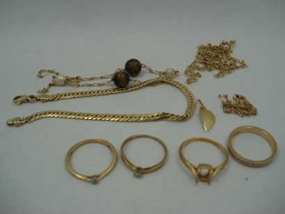 1 Wedding ring 2 tones 18kt 2,98 g 3 Bracelets...