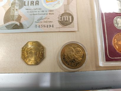 1 Coffret de monnaies de Malte Fdc 1972
On...